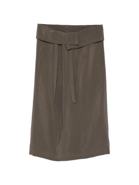 Alysi tie-waist midi skirt - Brown - zdjęcie produktu nr 1