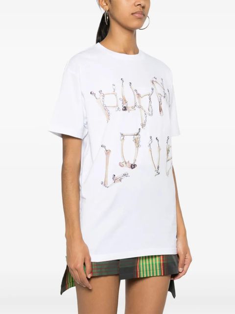 Vivienne Westwood Bones 'n chain cotton T-shirt - White - zdjęcie produktu nr 2