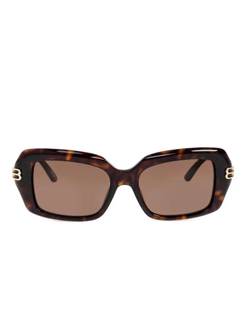 Balenciaga Eyewear Dinasty rectangle-frame sunglasses - Brown - zdjęcie produktu nr 1