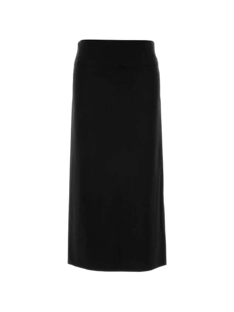 Jil Sander slit maxi skirt - Black - zdjęcie produktu nr 1