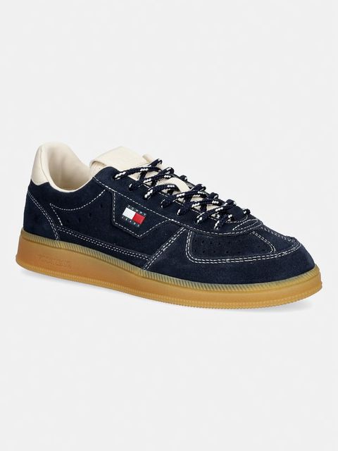 Tommy Jeans MU THE GREENWICH EDGE SUEDE sneakersy damskie zamszowe - zdjęcie produktu nr 1