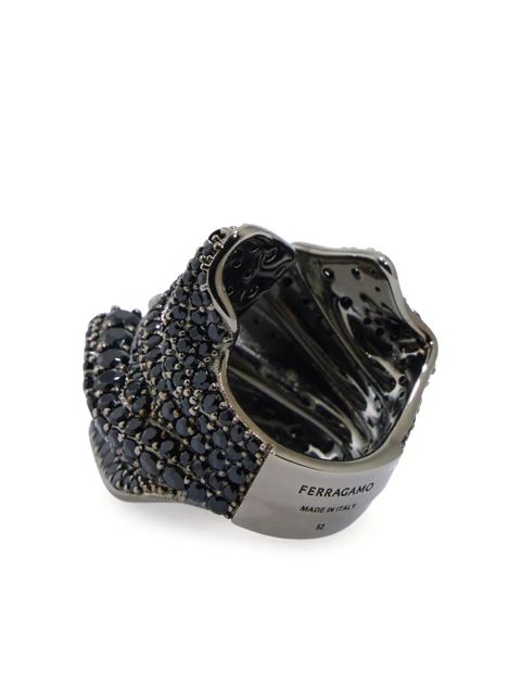 Ferragamo Drape ring - Black - zdjęcie produktu nr 2