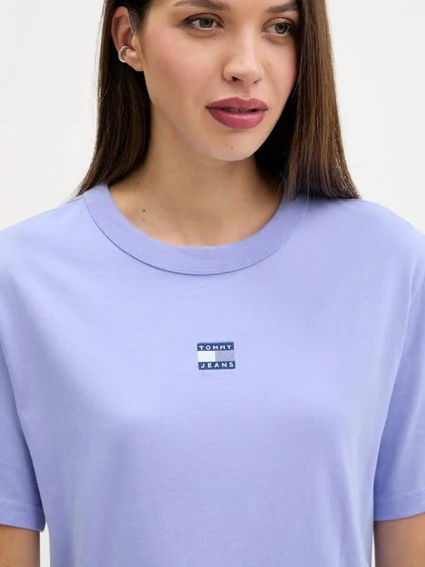 Tommy Jeans t-shirt bawełniany damski DW0DW22202