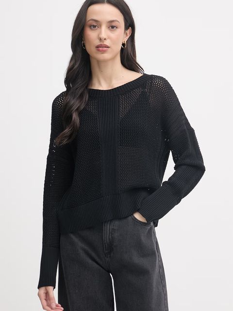 Sisley sweter damski z bawełną - zdjęcie produktu nr 2