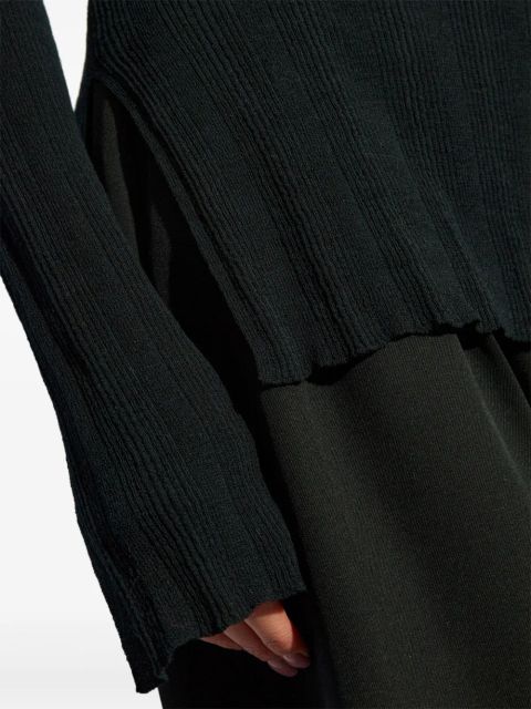 Jil Sander wool top - Black