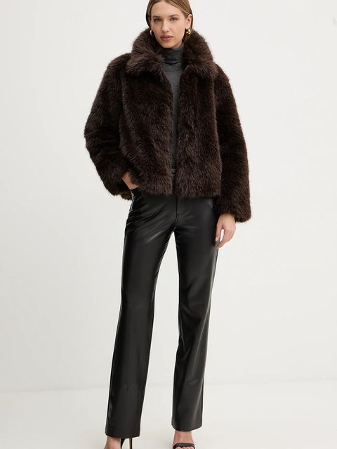 Weekend Max Mara kurtka BRENTA kolor brązowy przejściowa 2525086013600