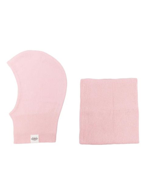 Ruslan Baginskiy knitted balaclava - Pink - zdjęcie produktu nr 1