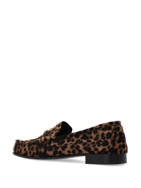 Versace animal-print loafers - Brown - zdjęcie produktu nr 2