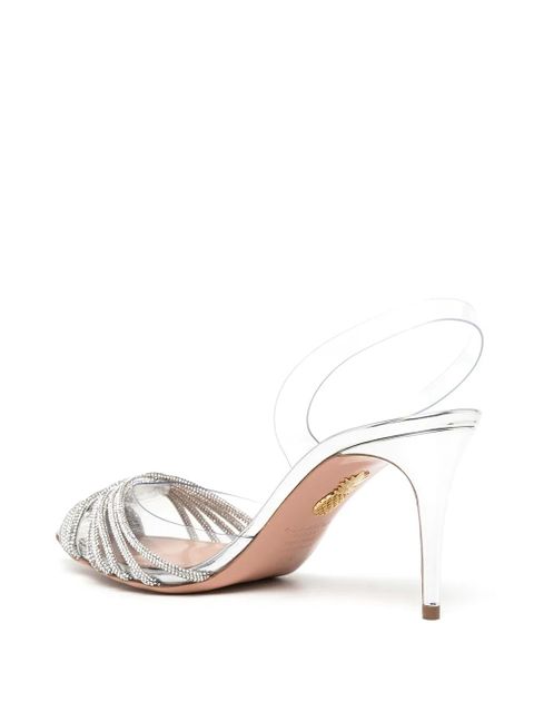 Aquazzura Gatsby Sling pumps - Silver