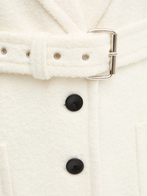 Pinko płaszcz z dodatkiem wełny kolor beżowy 105695 A2UB