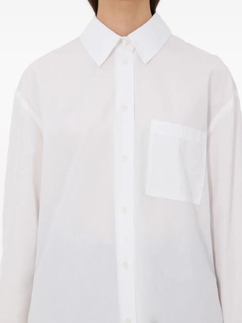 LouLou de Saison LEE patch-pocket shirt - White