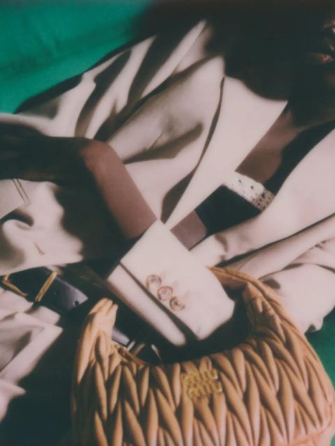 Miu Miu Wander matelassé shoulder bag - Brown