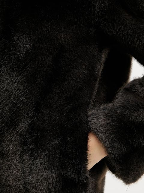 Silvian Heach płaszcz LIZOAIN kolor brązowy GPA25011PL