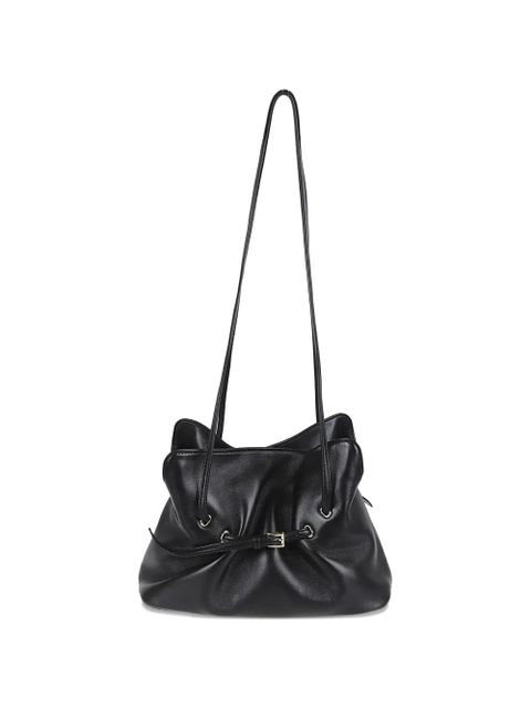 Prada gathered leather shoulder bag - Black - zdjęcie produktu nr 2