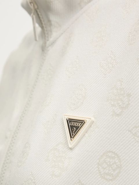 Guess bluza PEONY damska kolor beżowy wzorzysta V5YQ07 K0282