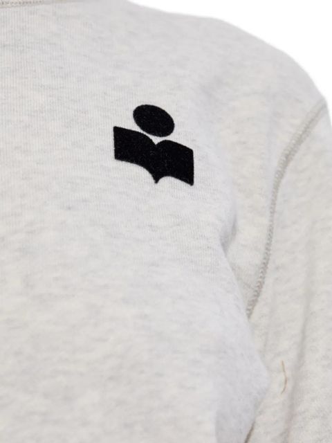 MARANT ÉTOILE logo-embroidered sweatshirt - Grey