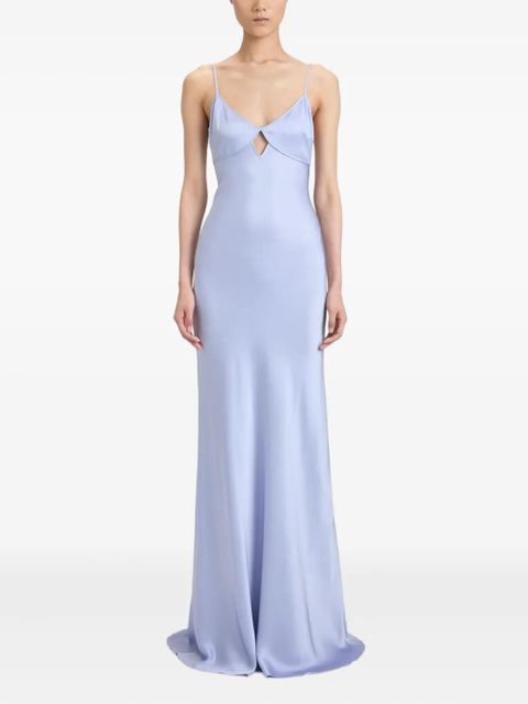 Victoria Beckham cut-out cami-straps dress - Blue - zdjęcie produktu nr 2