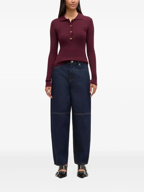 GANNI panelled jeans - Blue - zdjęcie produktu nr 2