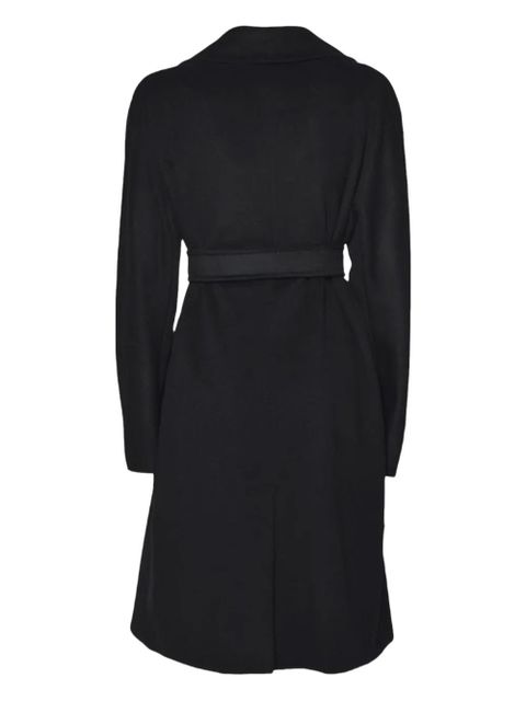 Weekend Max Mara belted wrap coat - Black - zdjęcie produktu nr 2