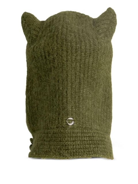 Coperni knitted horn beanie - Green - zdjęcie produktu nr 1
