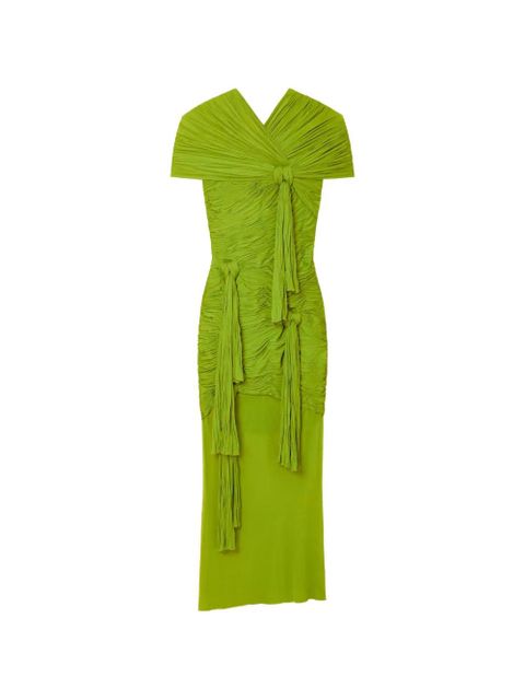 Tory Burch knotted dress - Green - zdjęcie produktu nr 1