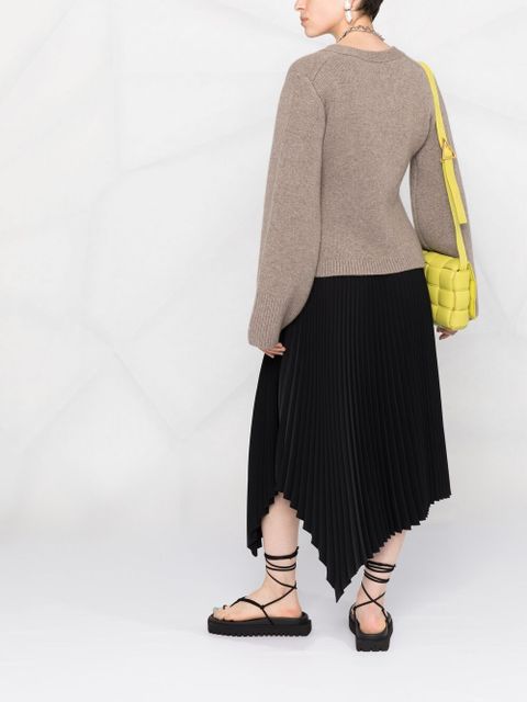 KHAITE The Scarlet cashmere cardigan - Neutrals