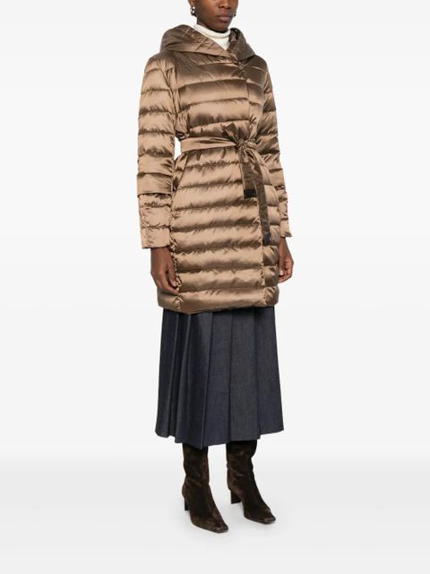Max Mara Novef hooded coat - Brown