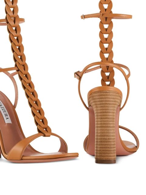 Aquazzura 105mm Gladiator sandals - Brown - zdjęcie produktu nr 2