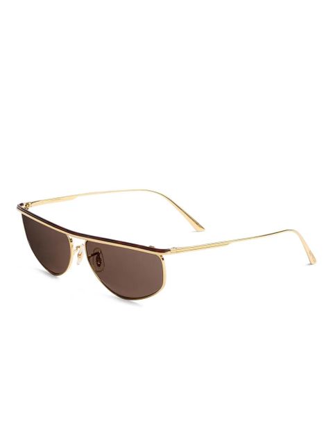 KHAITE x Oliver Peoples pilot-frame sunglasses - Gold