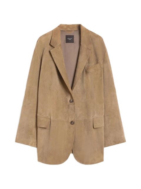Weekend Max Mara MKDCedro buttoned leather jacket - Neutrals - zdjęcie produktu nr 1