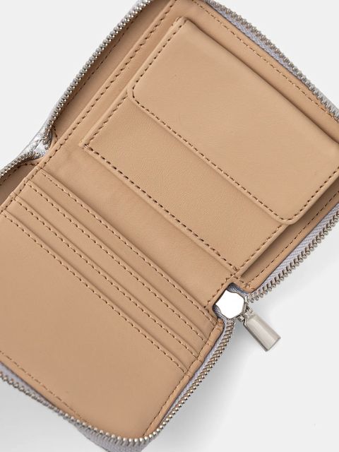 Guess portfel ALDINA damski kolor srebrny SWGY96 63137