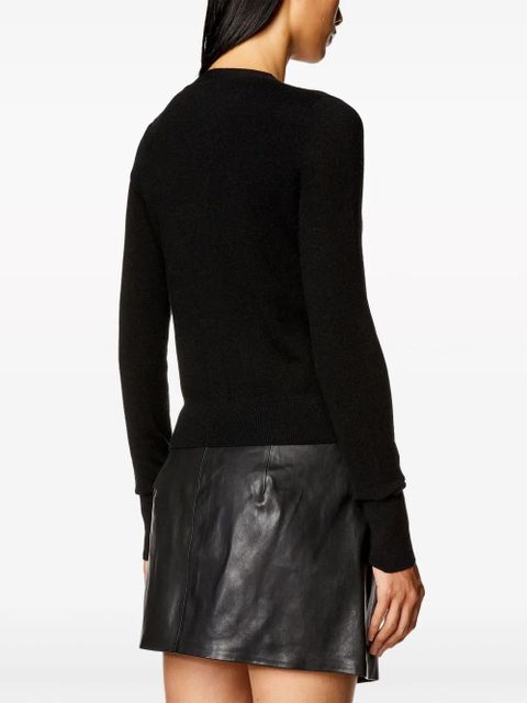 Diesel M-Arte wool-blend cardigan - Black