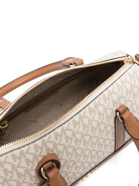 Michael Kors small Andie logo-charm tote bag - Neutrals