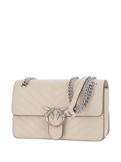 PINKO Classic Love quilted shoulder bag - Neutrals