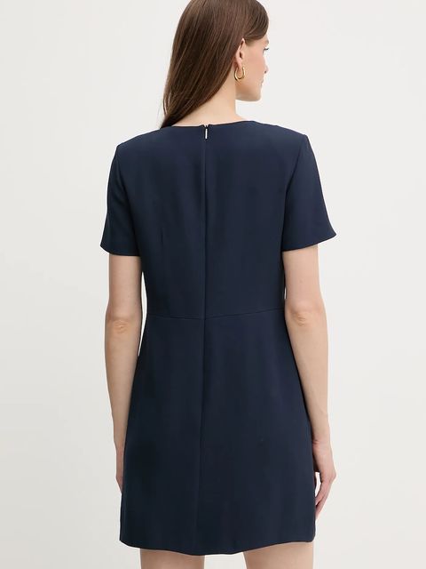 BOSS sukienka kolor granatowy mini prosta 50541993