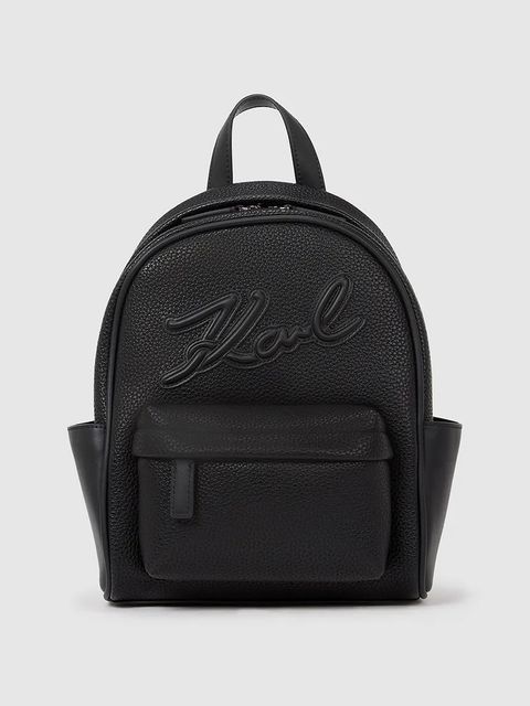 Karl Lagerfeld plecak K/SKUARE damski kolor czarny mały gładki A4W30057 - zdjęcie produktu nr 1