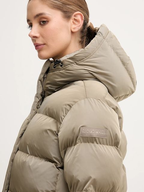 Napapijri kurtka A-Glane kolor zielony zimowa NP0A88Z4N1T1