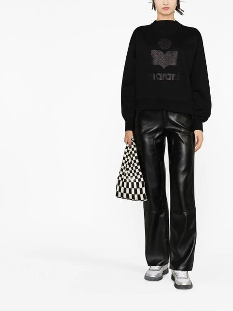 MARANT ÉTOILE Moby logo-print sweatshirt - Black - zdjęcie produktu nr 2