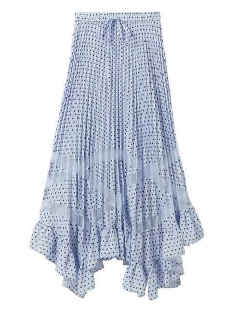Claudie Pierlot polka-dot midi skirt - Blue - zdjęcie produktu nr 1