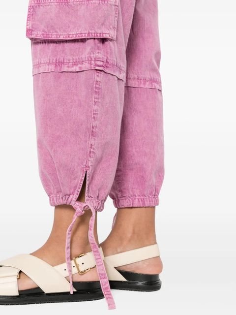 MARANT ÉTOILE Ivy cargo trousers - Pink