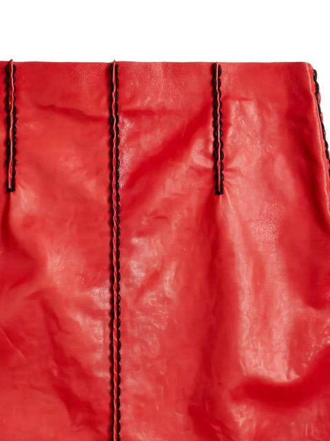 Tod's red skirt