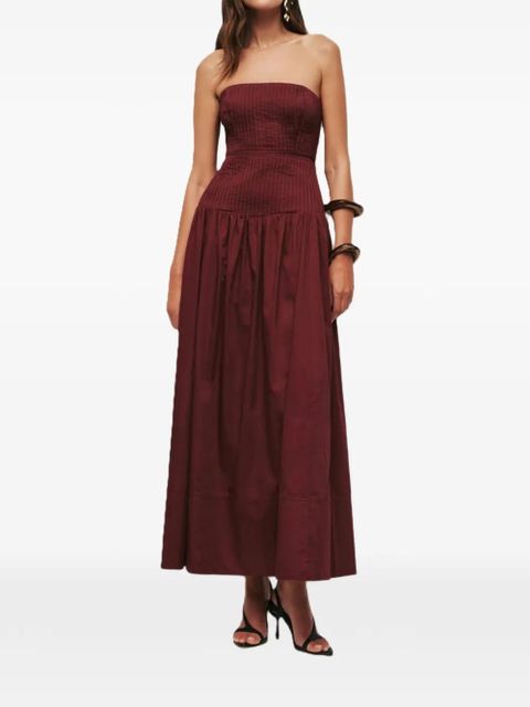Aje Vacation strapless maxi dress - Red - zdjęcie produktu nr 2