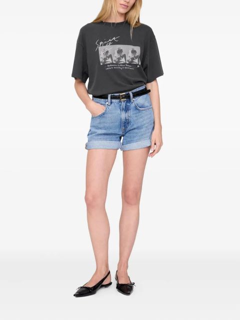 ANINE BING Ashton graphic-print T-shirt - Grey - zdjęcie produktu nr 2