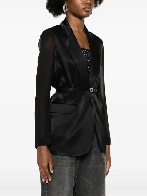 PINKO satin blazer - Black