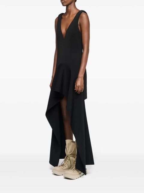 JW Anderson V-neck draped mini dress - Black - zdjęcie produktu nr 2