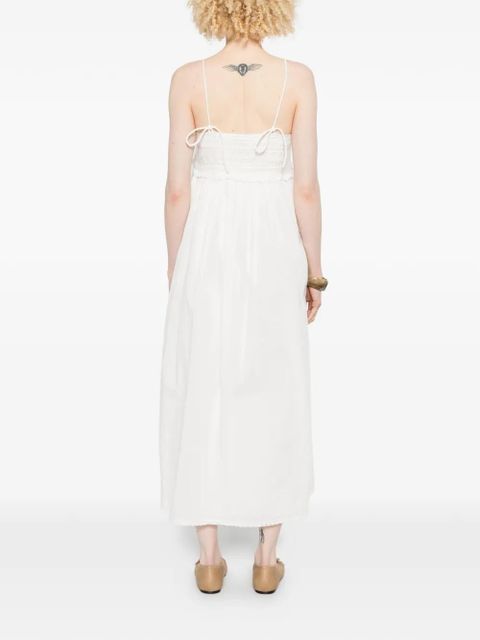 Posse Danielle lace-trim maxi dress - Neutrals