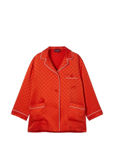 Gucci hammered GG shirt - Orange - zdjęcie produktu nr 1