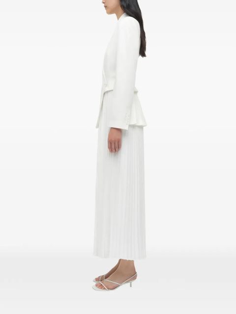 Simkhai Alexandra pleated blazer dress - White
