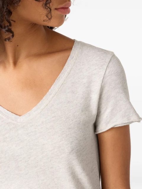 American Vintage Sonoma V-neck T-shirt - Grey