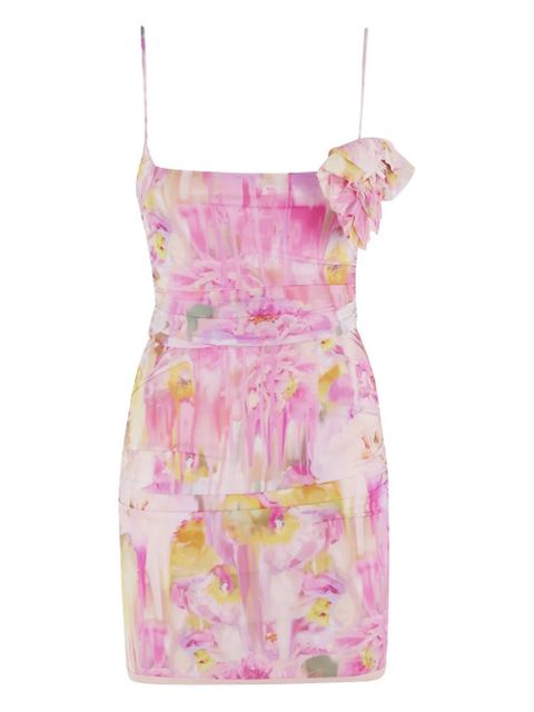Blumarine floral-print minidress - Pink - zdjęcie produktu nr 1